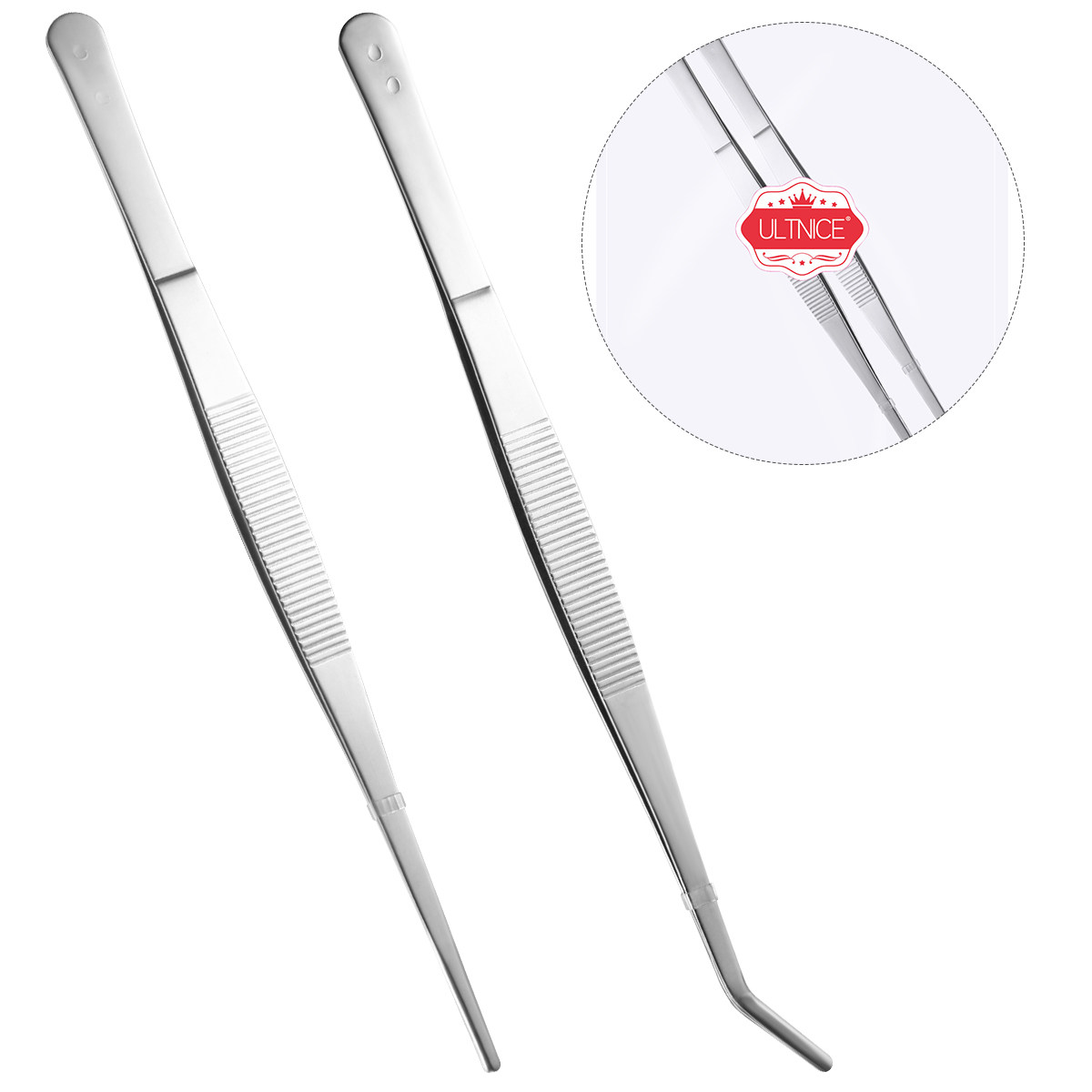 2 buah Pinset Stainless Steel  - Feeding Tong Stainless ulasan dan harga